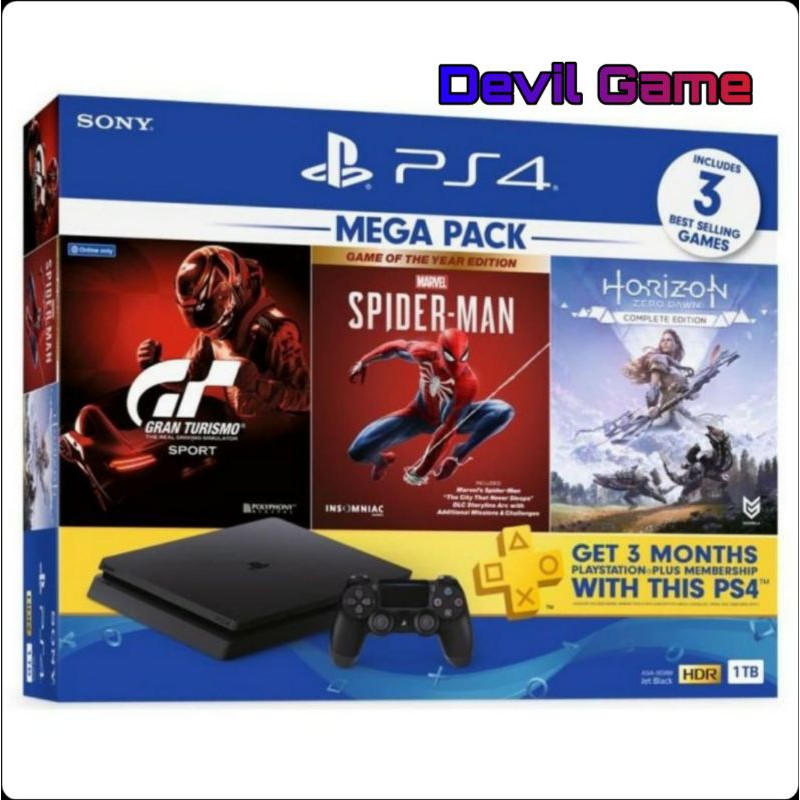 ps4 with playstation plus bundle