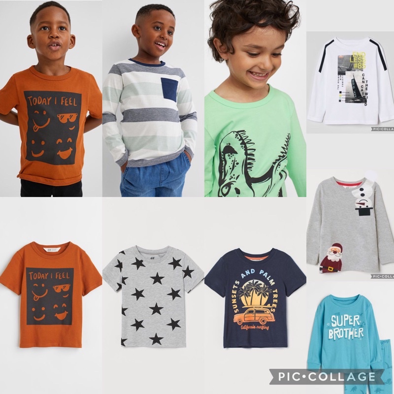 HM boys tee / HM tee / HM t-shirt / T-shirt Hm / Kaos anak Hm / hm boys t-shirt / kaos hm /kaos dino