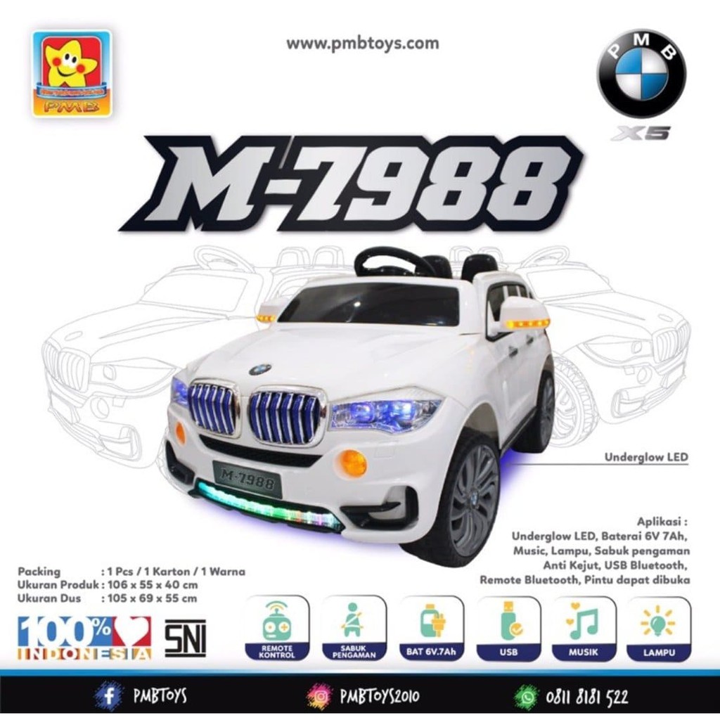 Mobil aki remote pmb 7988 MOBIL ACCU PAKAI REMOTE