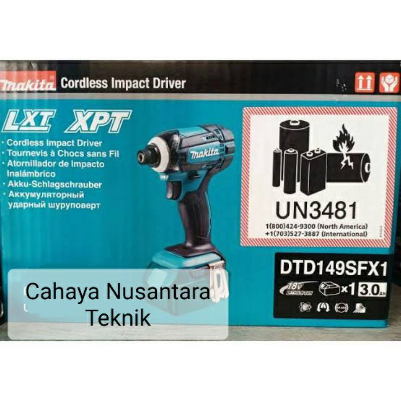 Mesin Bor Driver Impact Makita DTD 149 SFX1
