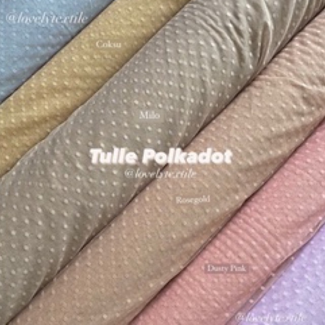 Kain Tile Dot Tulle Polkadot Halus