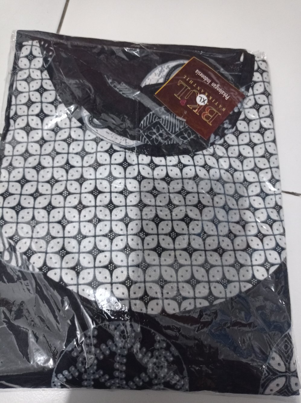 M-l-xl-xxl Jumbo Batik Tunik Wanita Asj Sa Hrb026 Kenongo Pekalongan Sogan Tulis