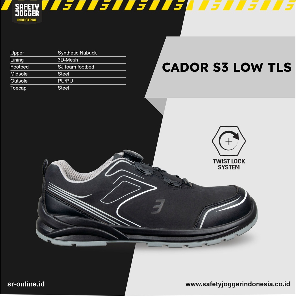 SAFETY JOGGER TYPE CADOR S3 LOW TLS