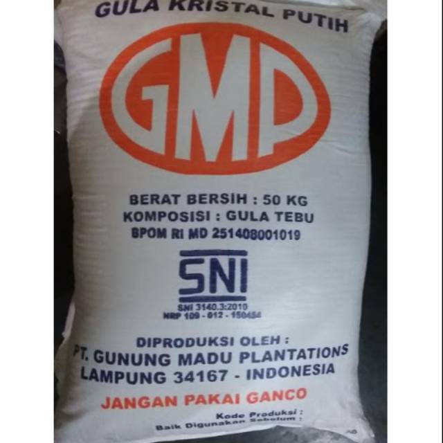 

Gula Pasir GMP 1 kg Repack