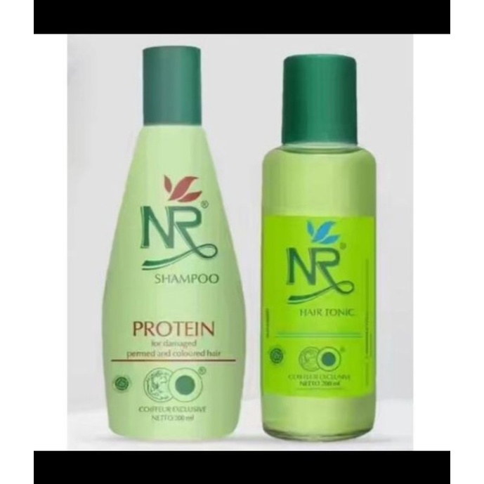 [PAKET RONTOK] NR HAIR TONIC 200ML + SHAMPO 200 ML-PROTEIN+DAILY TONIC