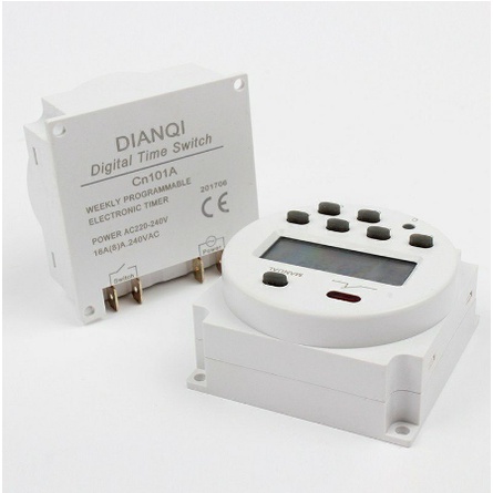 Timer Switch Digital Time Delay Relay 220V CN101A Untuk Lampu Digital Timer