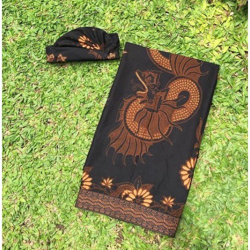 SET SAPUT &amp; UDENG BATIK KLASIK HALUS