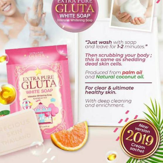 PRECIOUS SKIN  EXTRA PURE GLUTA WHITE SOAP 80G