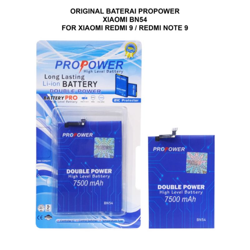 BATERAI PROPOWER BN54 FOR XIAOMI REDMI 9 / REDMI NOTE 9