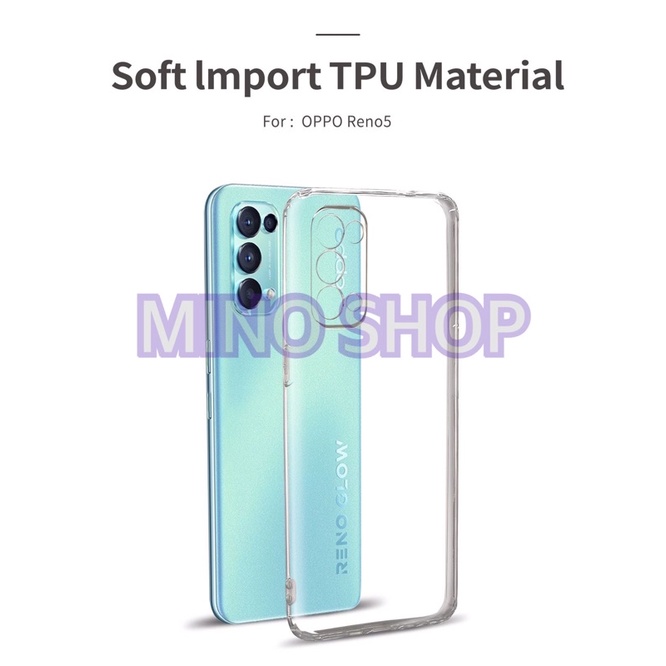 SOFTCASE TRANSPARAN OPPO RENO 5 PREMIUM CLEAR SOFT CASE