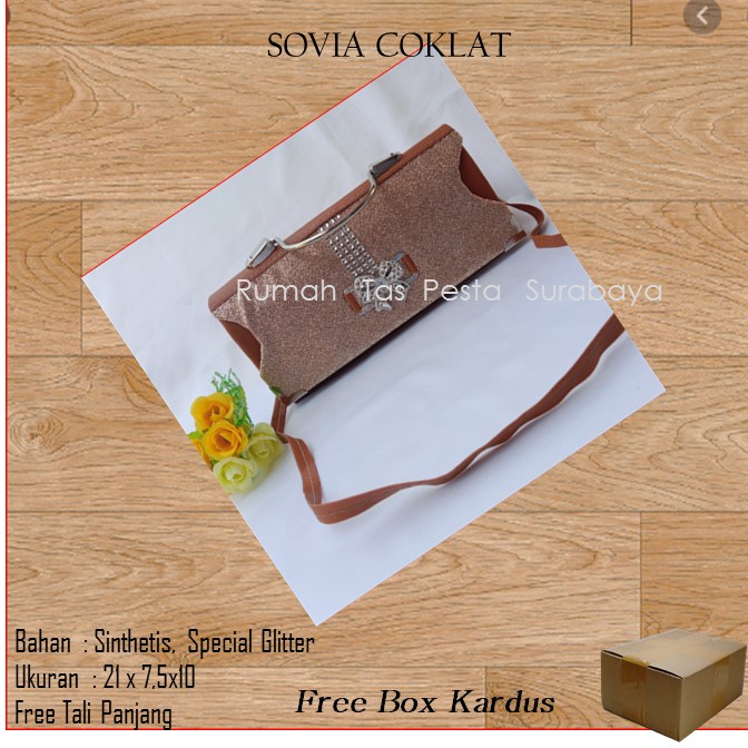 Tas Bagus,Tas Unik,Tas Elegan ,SOVIA COKLAT