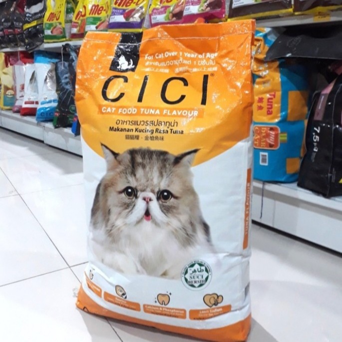 Grab Gojek Only makanan kucing cici adult tuna 7kg - cici tuna 7kg