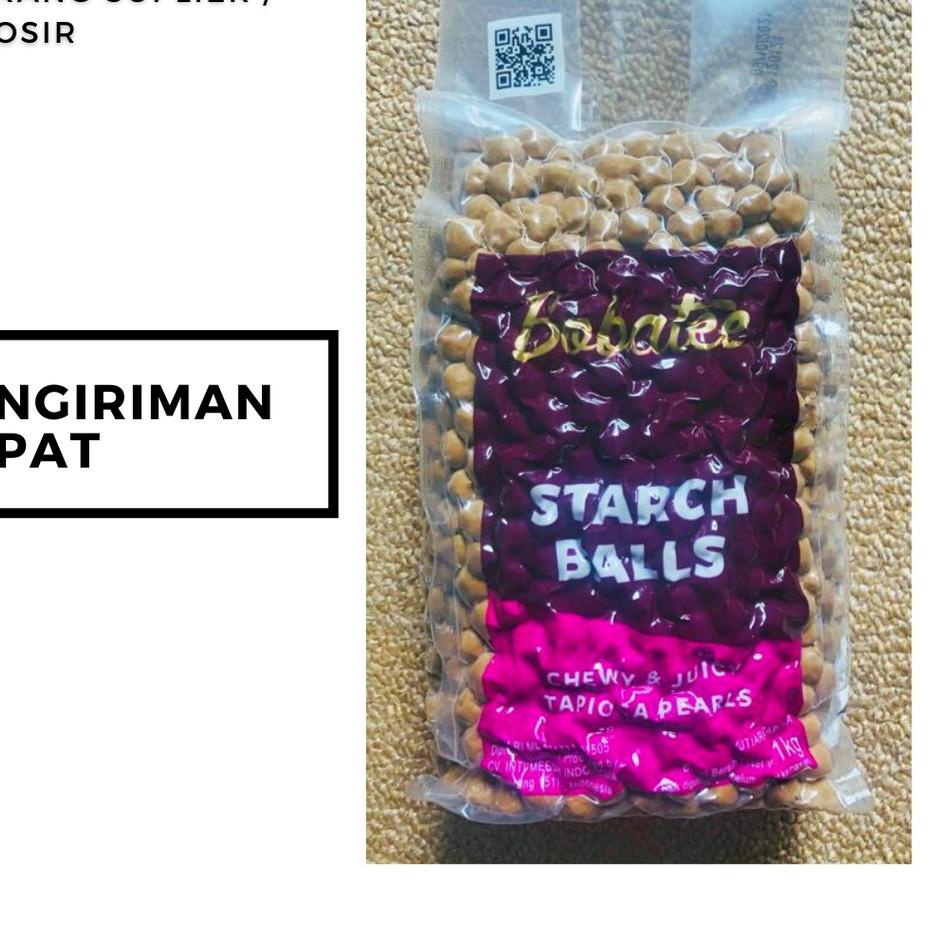 

SHOPEE 12.12 BOBA PEARL BOBA INSTAN HITAM BOBATEE 1KG [KODE 548]