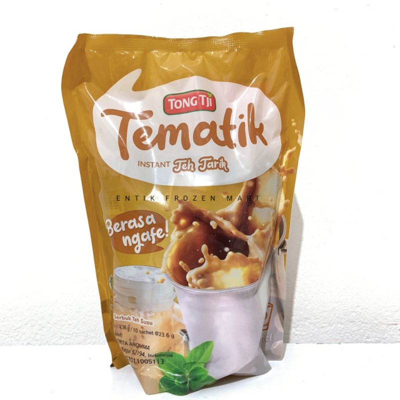 

Tong Tji Tematik | Teh Tarik Instant Pouch Free Gelas