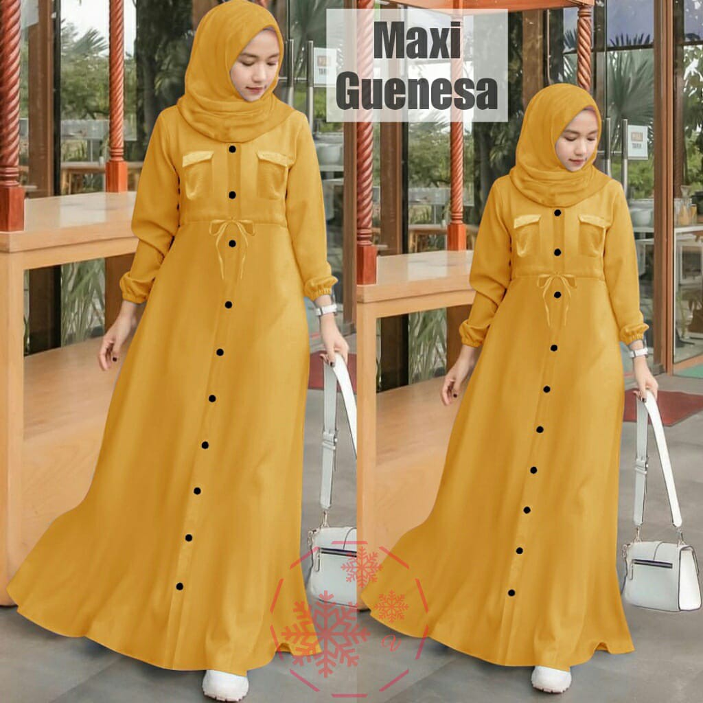 QFS MAXI GUENESA / MACAM MACAM WARNA / FIT TO XL / POCKET