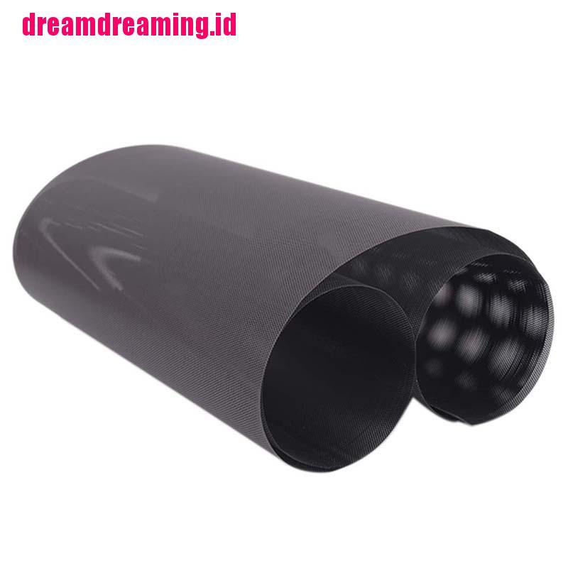 Ddid Jaring Filter Debu Bahan Pvc Ukuran 30x100cm Warna Hitam Untuk Kipas Pendingin Komputer Pc Diy