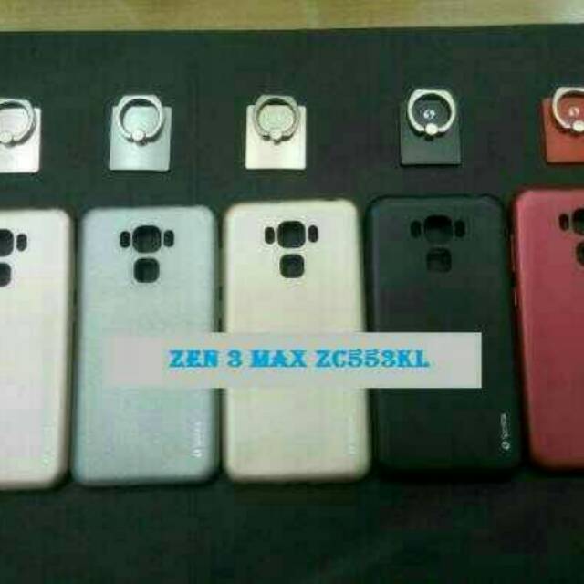 softcase Asus Zenfone 3 Max 5.5" ZC553KL Free I-ring