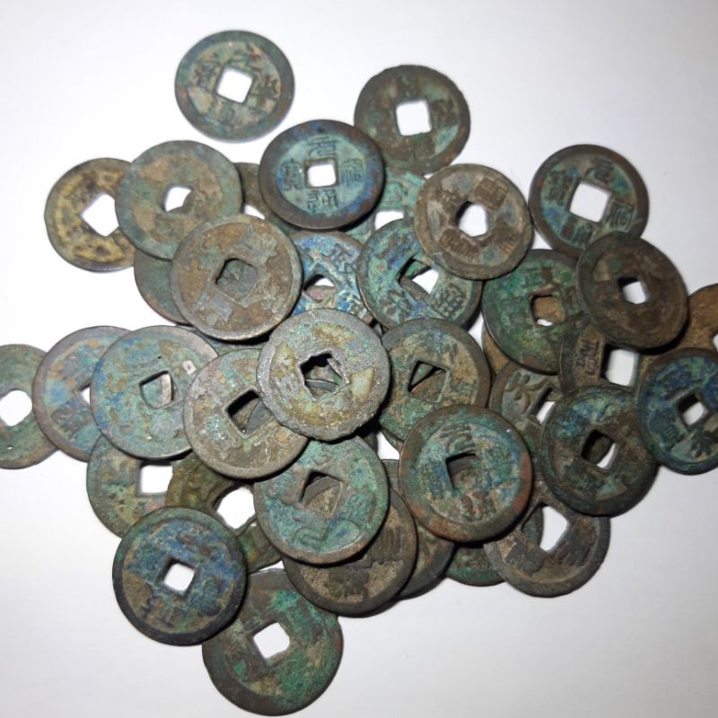 uang kuno gobog uang kepeng pis bolong