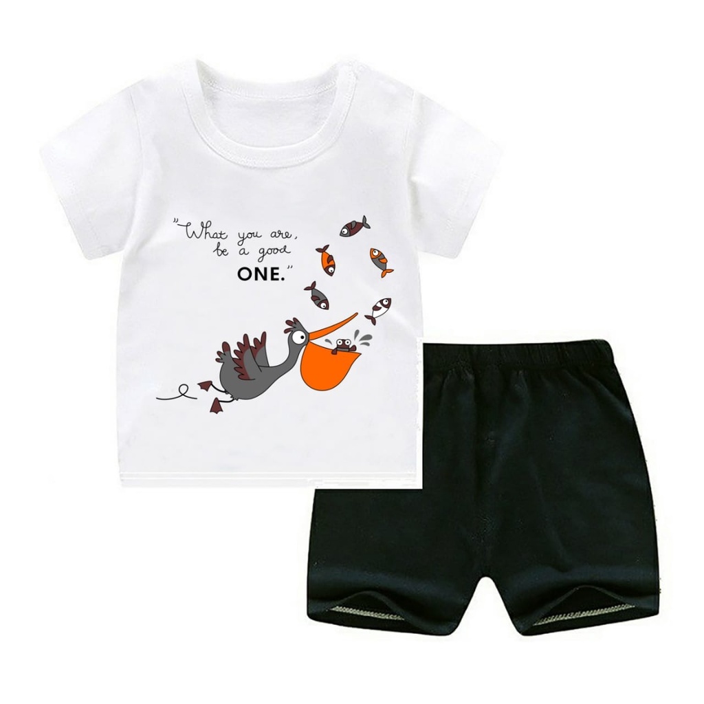 bisa cod // stelan one - // baju anak // satu set // POLILE781