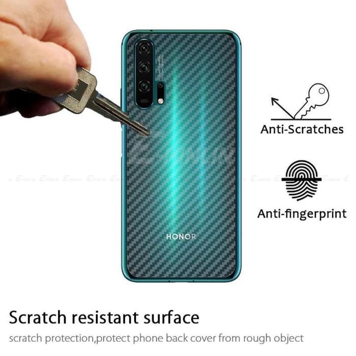 Skin Carbon / Anti gores belakang Samsung J4+ , J7 PRIME, J2 PRIME