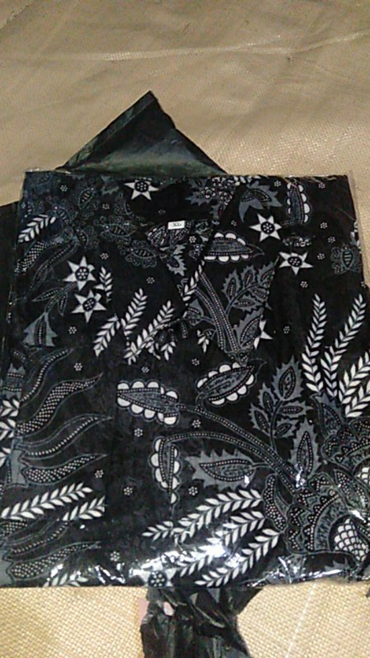 Batik Pria/ Bajubatikpria /kemeja Batik Lengan Panjang Size M L Xl Xxl Atasan Batik Seragam Terlaris