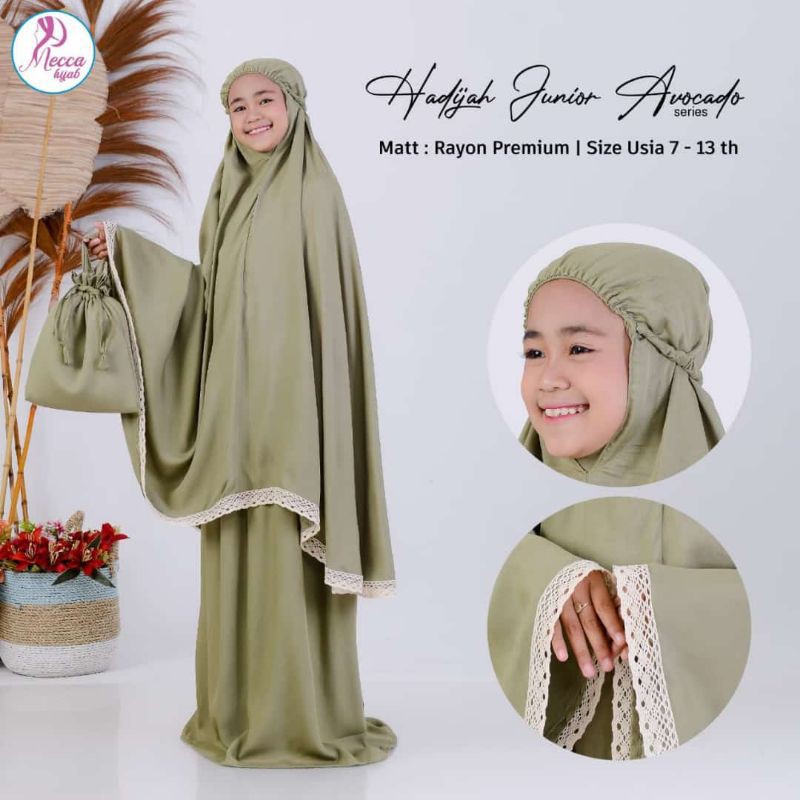 Mukena Anak Polos Mukena Anak Perempuan Katun Rayon