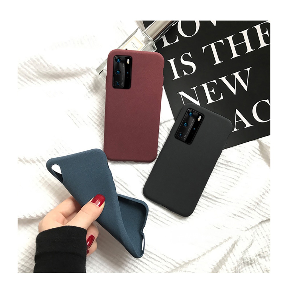 Soft Case Huawei P40 Pro + P30 Pro Slim Matte Silicon Sandstone