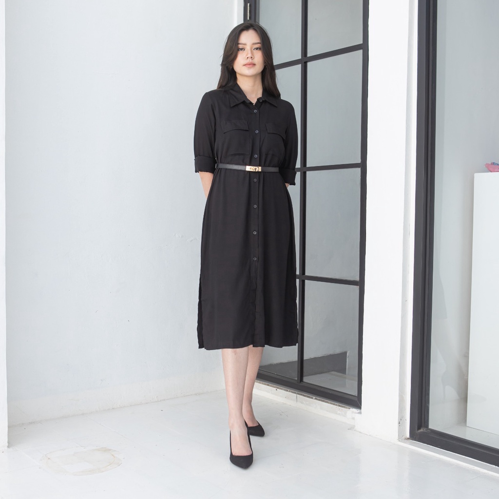 V526 Alicia Long Rayon Shirt - 12 COLOR &amp; 2 SIZE