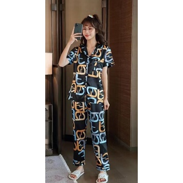 PIYAMA BAJU TIDUR SATIN PP CP IMPORT WANITA MURAH KEKINIAN-FK 131