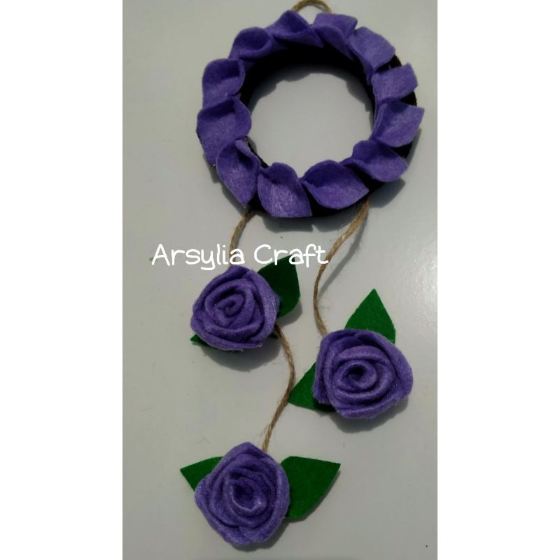 Hiasan dinding/hiasan pintu/hiasan dinding kain flanel/wall decor flanel