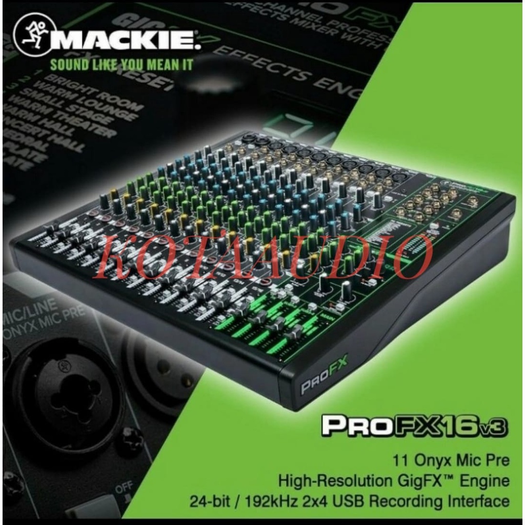 Jual Mixer Audio Mackie PRO FX16 V3 / PRO FX 16V3 / PRO FX 16 V3 ...