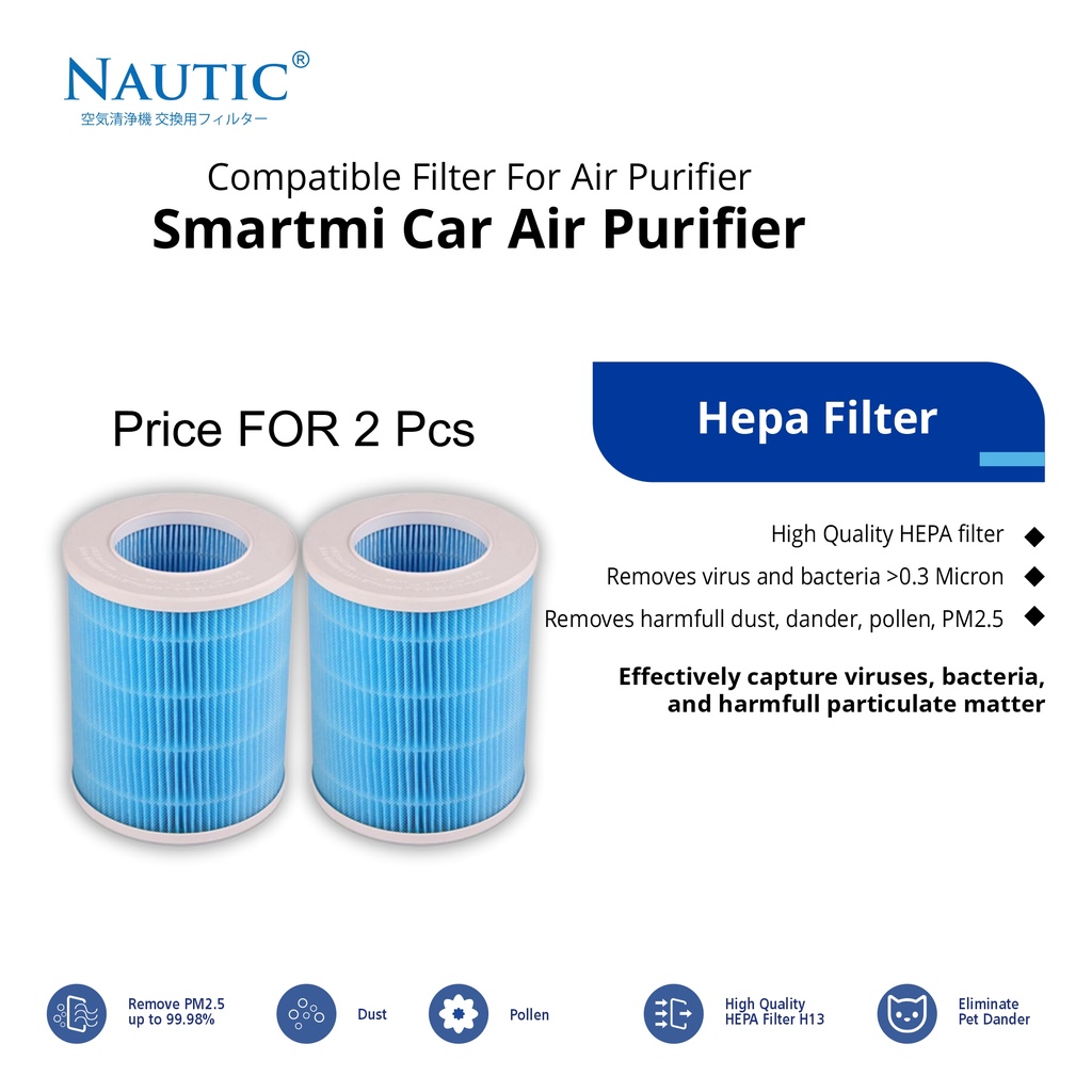 Replacement  filter Xiaomi smart mi car air purifier / HEPA FILTER