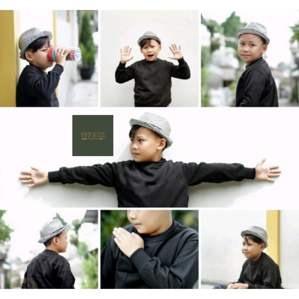 Crewneck Anak Polos / Crewneck Anak Murah / Sweater Anak Polos Murah / Crewneck Polos Anak Usia 5-12 Thn