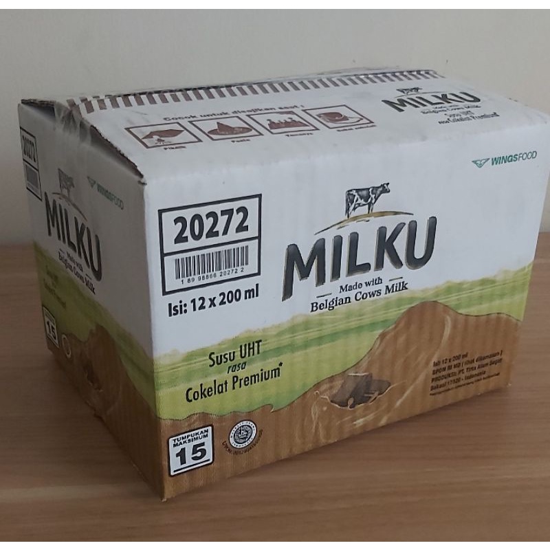 Jual Susu Kemasan / Susu UHT / Susu Anak - Milku (1 Box) Indonesia ...