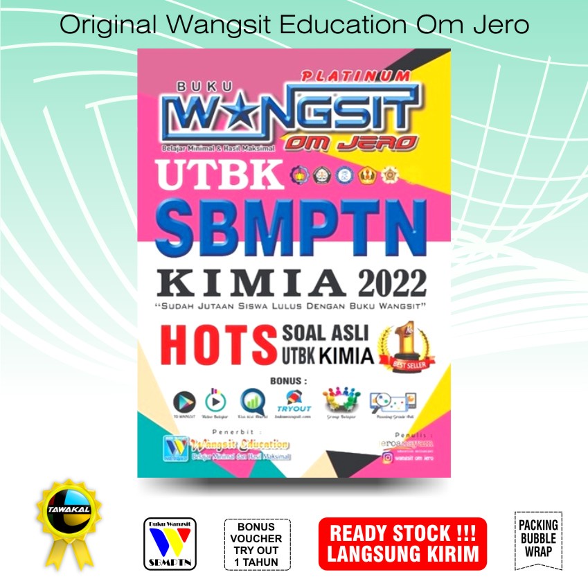Buku Wangsit 2022 / Buku SBMPTN 2022 / Buku Kimia Platinum 2022 / Wangsit 2022 / SBMPTN 2022
