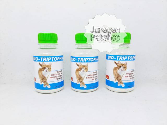 BIO LYSINE 50GR | Vitamin Kucing | Penggemuk Kucing | BIO VALINE | BIO TRIPTOPHAN | Anti Stress |