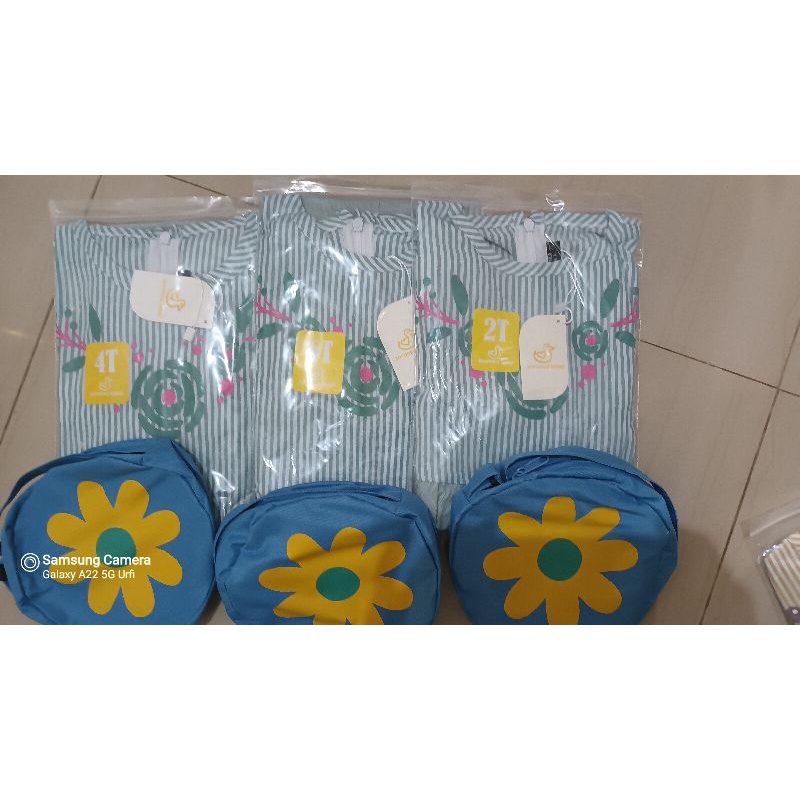 gamis ruffle Free Tas