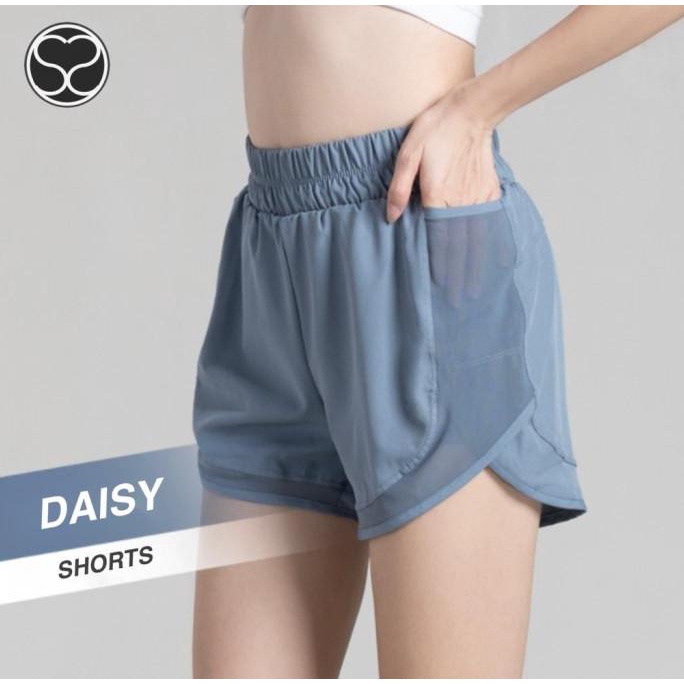 SecondShape - Daisy Shorts Celana Pendek Olahraga Wanita Running Fitne