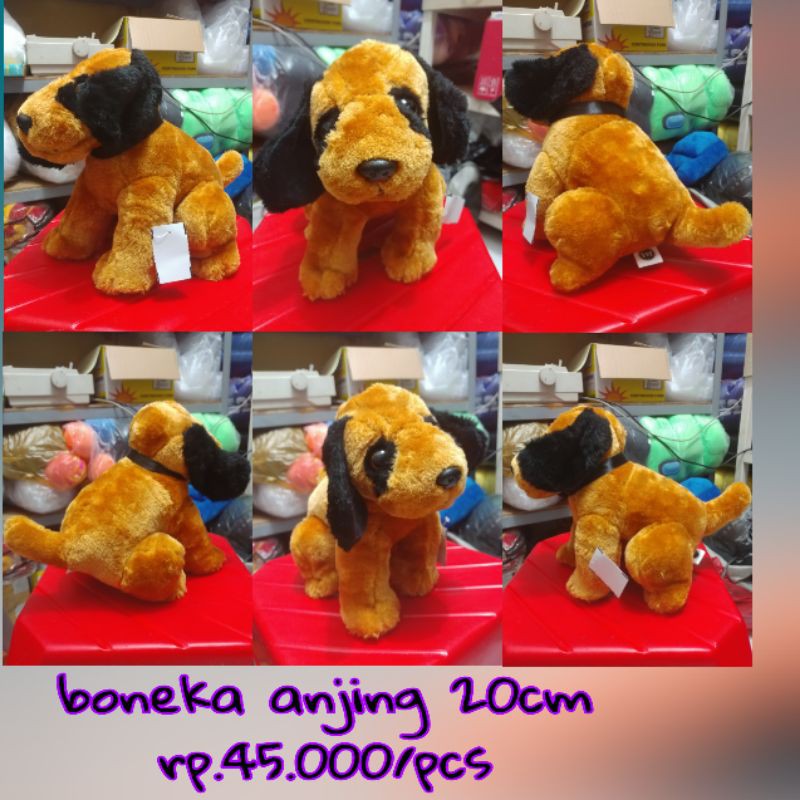 BONEKA LUCU ANJING UKURAN 20CM