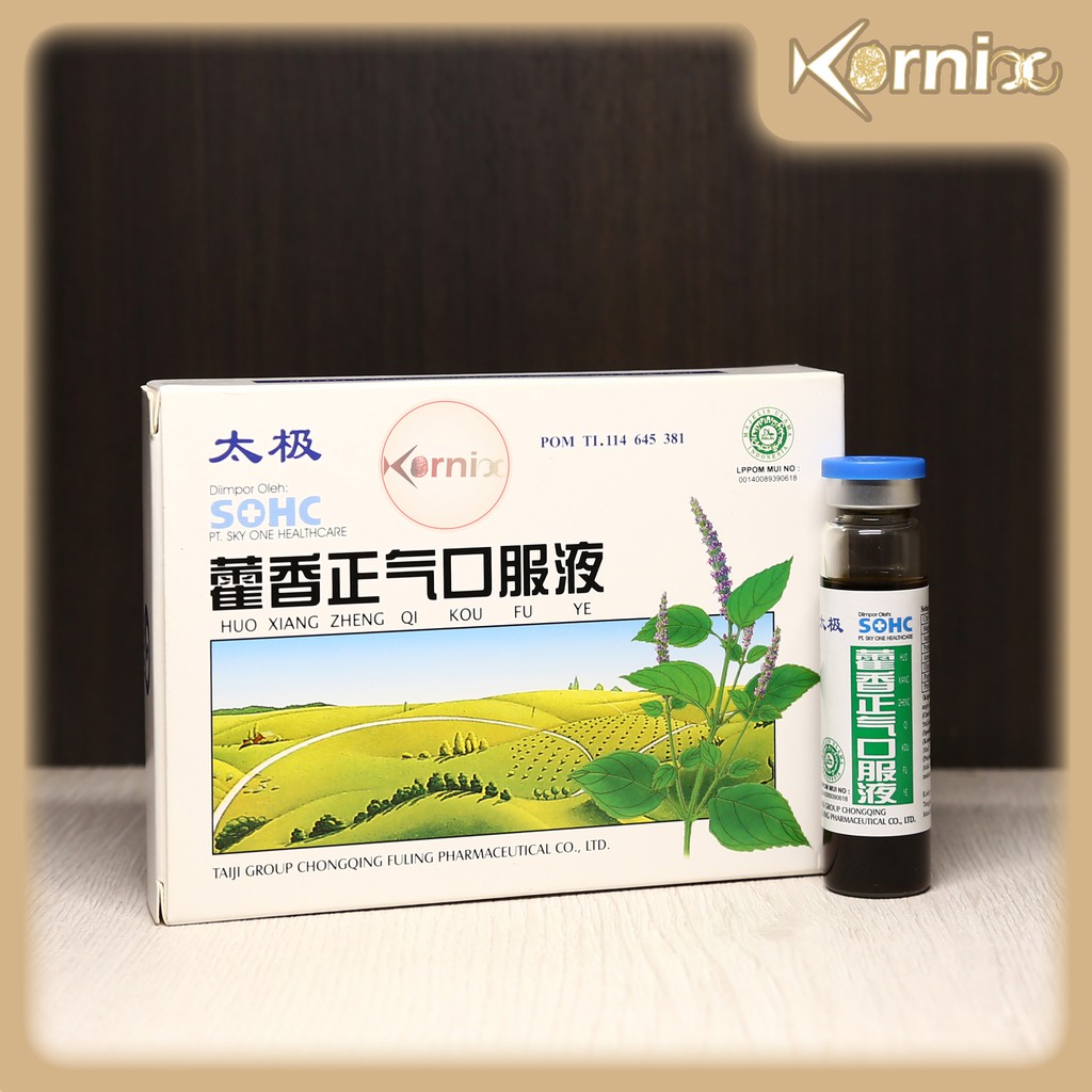 SOHC Huo Xiang Zheng Qi Kou Fu Ye — Obat Sakit Perut, Kembung, Mual