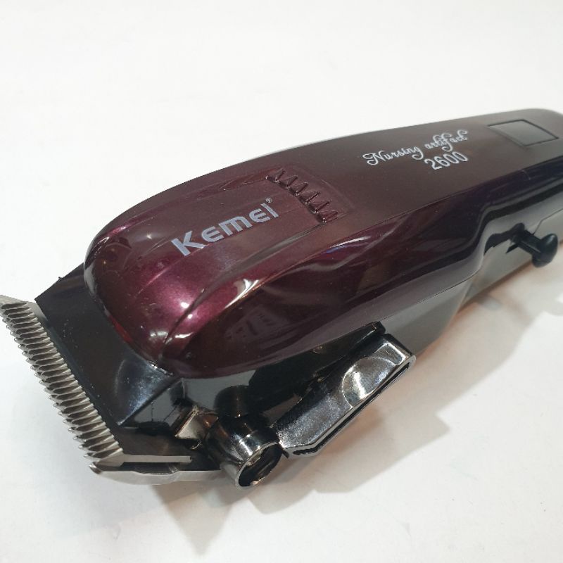 Alat Mesin Pangkas Cukur Rambut Kemei Km Pg2600 display LCD Rechargeable