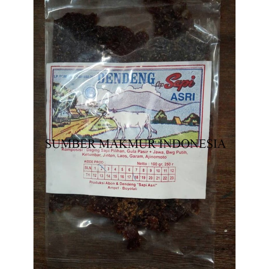 

DENDENG SAPI CAP ASRI 100 GRAM- ECERAN