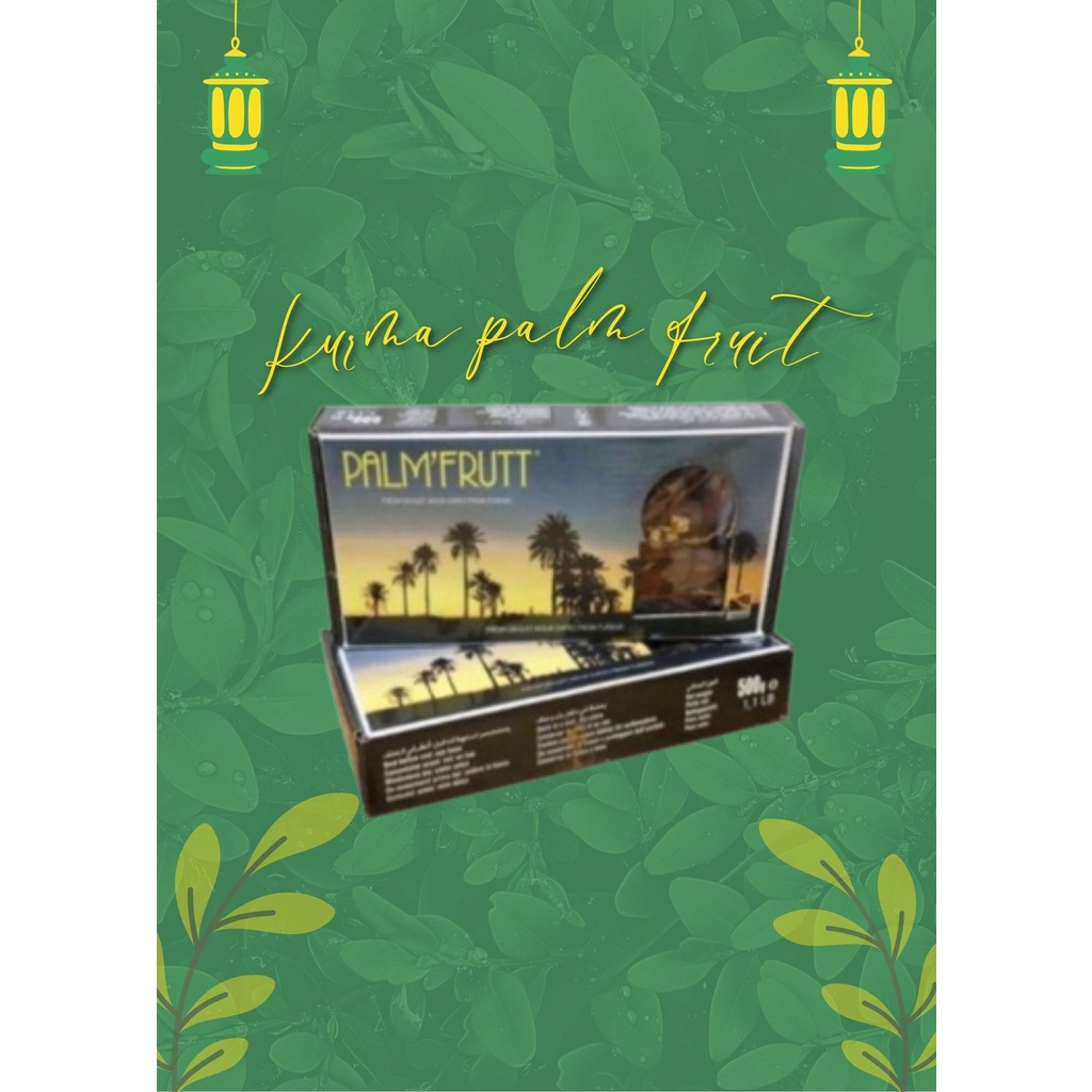

KURMA TANGKAI PALM FRUTT 500gr