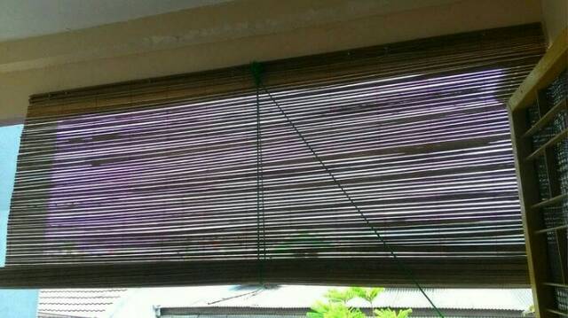 TIRAI BAMBU 1,5 X 2 M KIRAI KREY KEREY PENGHALAU PANAS DAN HUJAN - AWET