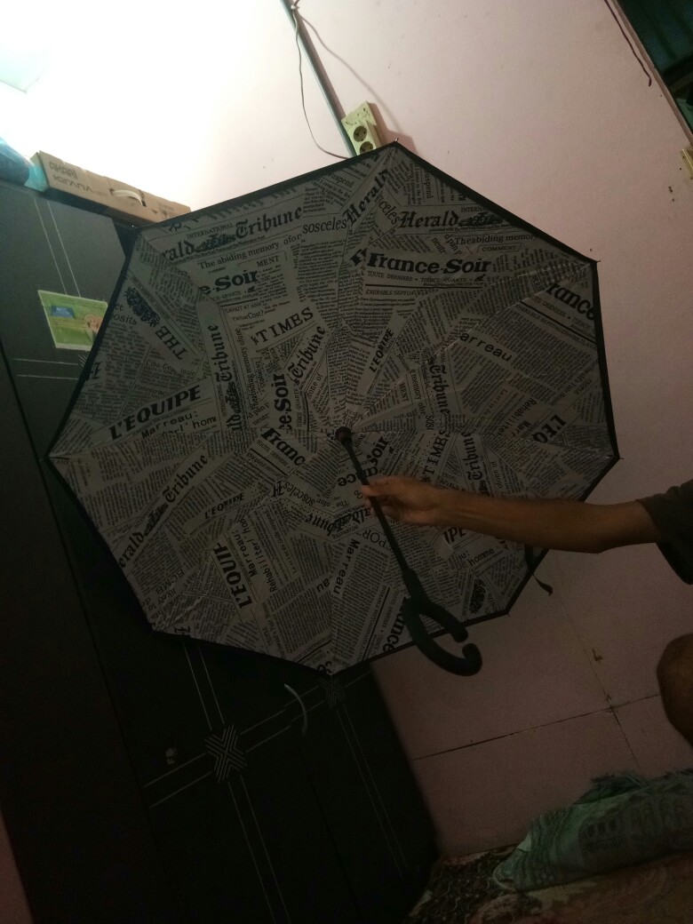 Bolde Ubrello Inverter Graphic Umbrella Payung Premium Terbalik Warna