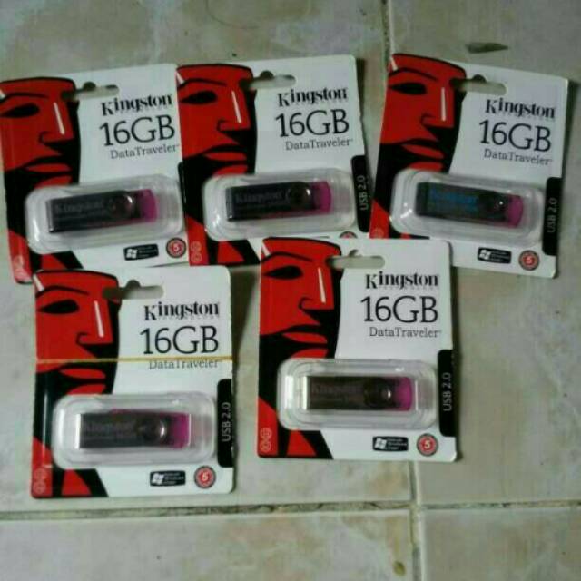 Flashdisk Kingston 16GB / 16 gb Kualitas Ori