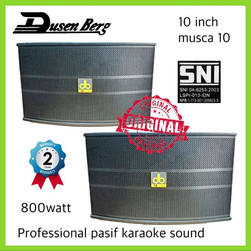 Speaker Wall Pasif DUSENBERG 10 Inch MUSCA 10 Professional Audio 800 W