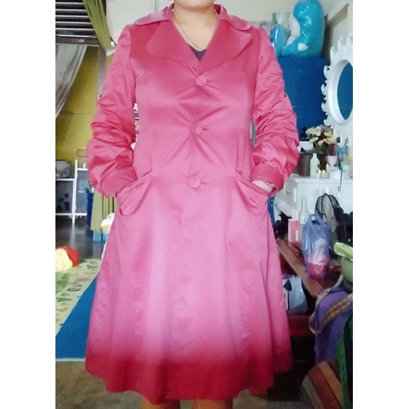 coat korea bahan katun