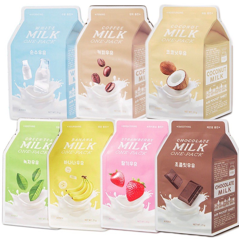 Apieu Milk One Pack Sheet Mask