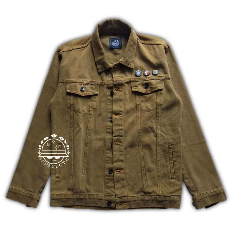 ARFACLOTH / DENIM JACKET / DEEP BROWN